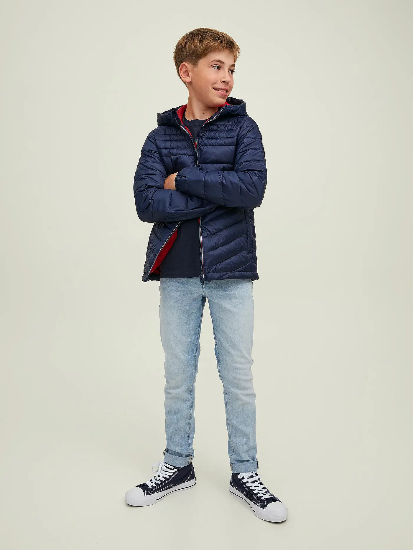 JACK & JONES | Steppjacke  JJEHERO | dunkelblau